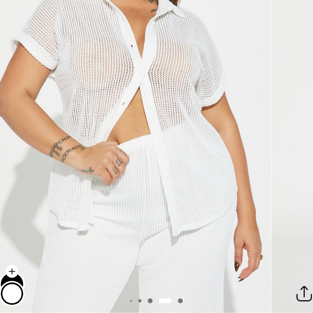 2 Piece Crochet Pants Set